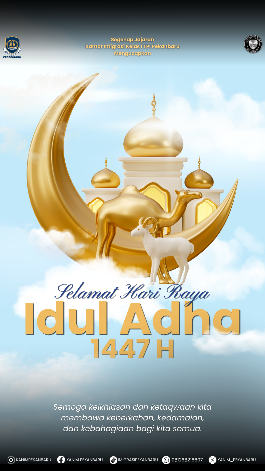 Selamat Hari Raya Idul Adha 1447 Hijriah