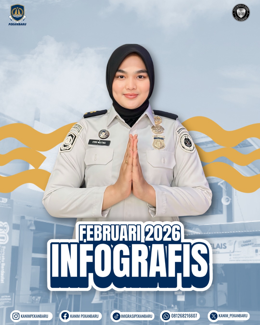 Februari 2026 Produktif, Imigrasi Pekanbaru Terbitkan 4.610 Paspor dan Catat 45 Ribu Lebih Perlintasan