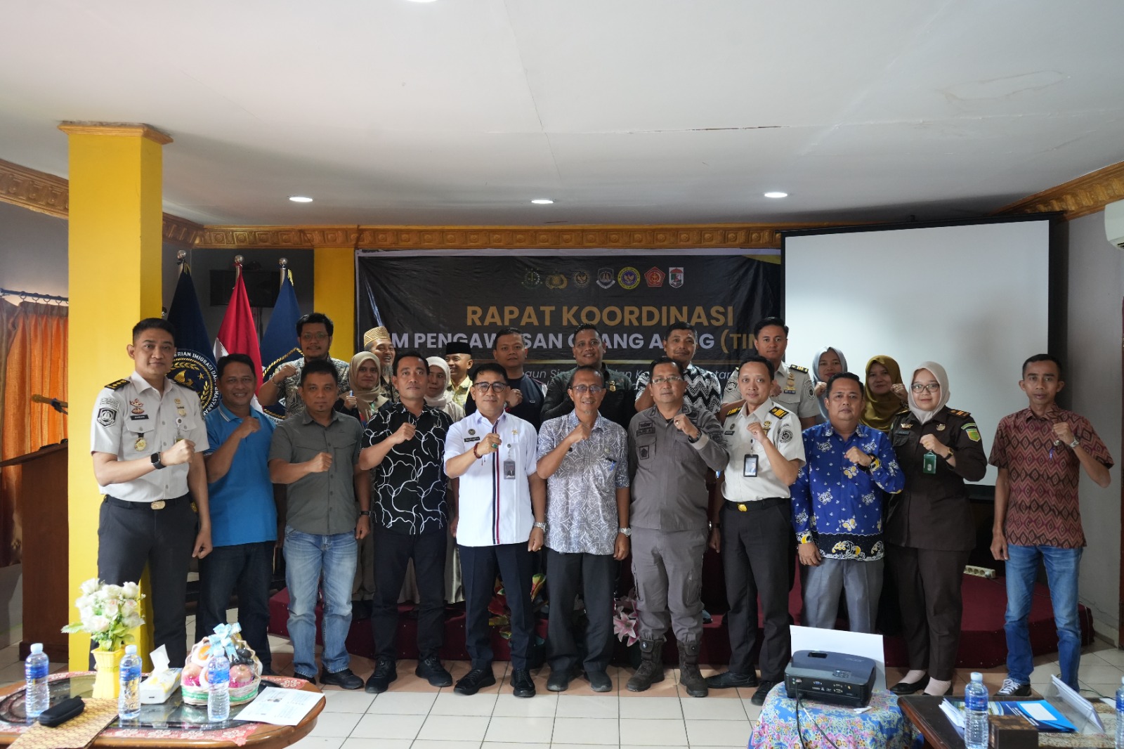Sinergi Tim Pora Pelalawan Diperkuat, Pengawasan Orang Asing dan Pencegahan TPPO Jadi Fokus Bersama