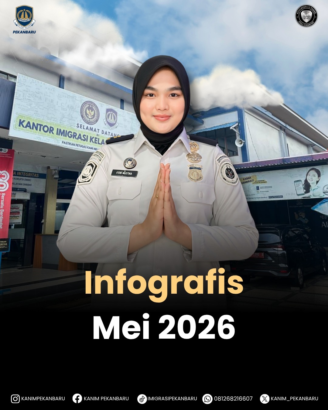 Imigrasi Pekanbaru Catat Kinerja Positif pada Mei 2026, Terbitkan 4.829 Paspor dan Layani Lebih dari 31 Ribu Perlintasan